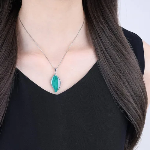 Miniatura 3 de COAI Collar de cristal curativo de cadena de plata de ley 925 para mujer