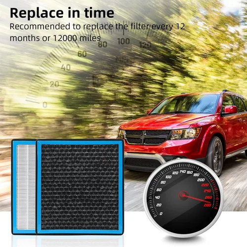 Miniatura 7 de Filtro de aire de cabina HEPA con carbón activado, repuesto para FL3Z19N619A, compatible con Ford F-150 F-250 F-350 F-450 Super Duty 2015-2026