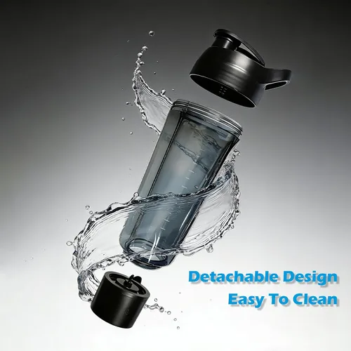 Miniatura 5 de Whirlpower - Botella agitadora eléctrica, botellas mezcladoras de 34 onzas para mezclas de proteínas, sin BPA, vaso mezclador portátil, vasos