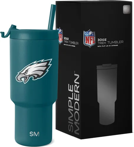Miniatura 11 de Simple Modern - Vaso de 30 oz con tapa abatible y tapa con pajita Arizona Cardinals