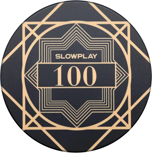 SLOWPLAY Nash - Fichas de póquer de cerámica a granel, fichas de póquer de cerámica de grado casino de 0.42 oz para Texas Hold'em, fichas 100