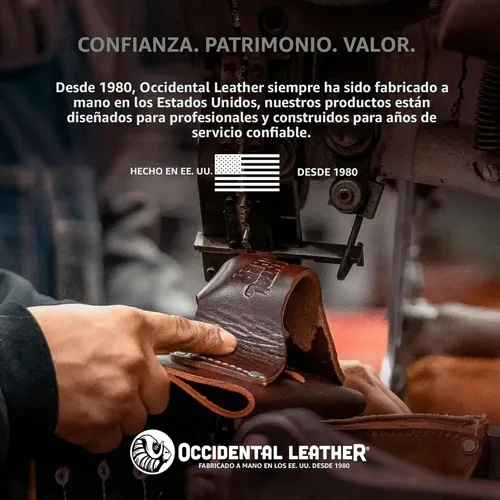Miniatura 6 de Occidental Leather FatLip - Juego de bolsas de herramientas, tamaño mediano, 25 bolsillos y soportes para herramientas, fabricado en Estados Unidos