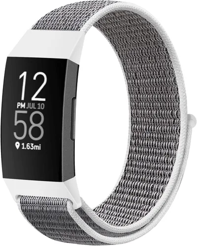 Miniatura 10 de Correas de reloj de nailon compatibles con Fitbit Charge 4/Charge 3/SE, pulsera de repuesto transpirable suave para deporte, correa con banda