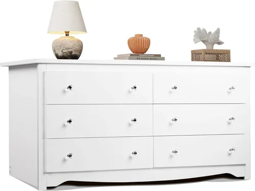 Miniatura 11 de WLIVE Cómoda de madera con 5 cajones, cómoda negra de 45 pulgadas de alto para dormitorio, cómoda, armario de almacenamiento y cajones organizadores