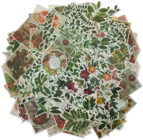 Kawaii Scrapbook Washi - Juego de 180 calcomanías adhesivas para álbumes de recortes, planificador de álbumes de recortes, diario, manualidades,