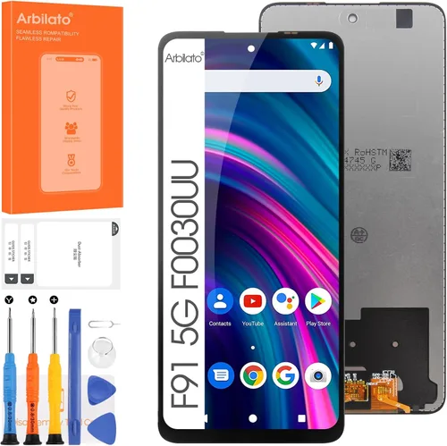 para BLU F91 5G Reemplazo de pantalla para BLU F91 5G F0030UU 6.8 "Pantalla LCD táctil digitalizador Asamblea con herramientas