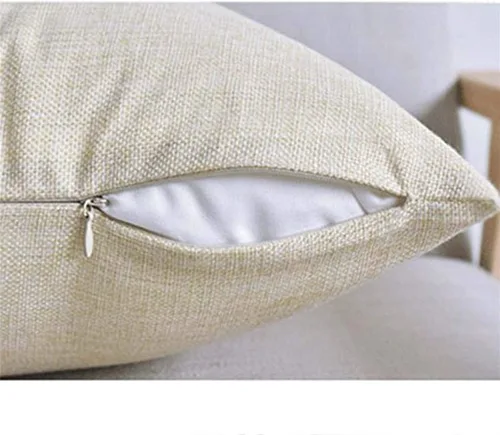 Miniatura 6 de Mugod Funda de almohada cuadrada de lino con patrón de rayas verde esmeralda y blanco, para el hogar, para hombres, mujeres, dormitorio, sala