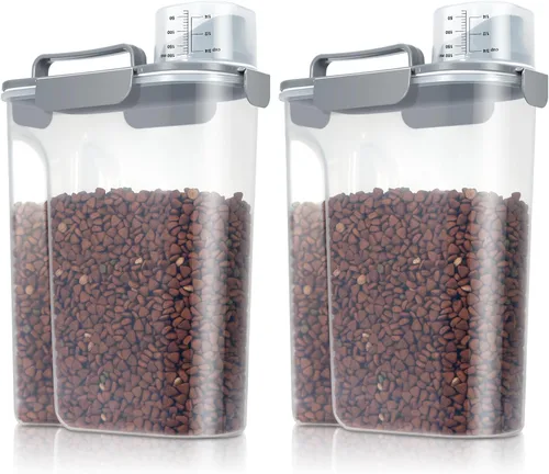 Miniatura 13 de TBMax Contenedor de Almacenamiento de Comida para Gatos y Perros de 5 a 7 libras, Contenedor Secundario de Almacenamiento de Comida para Mascotas