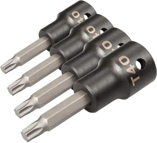 Miniatura 8 de Tekton - Juego de cabezas de destornillador Torx de 1/2 pulgada x T40 de impacto SIB24240