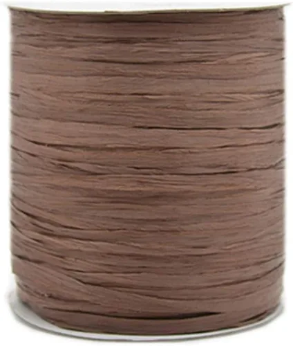 Miniatura 27 de 250 Metros/273 Yardas Raffia Ribbon Hilo de Raffia Hilo de ganchillo Azul Bolsa de ganchillo Hilo de paja Hilo de paja Hilo de rafia natural
