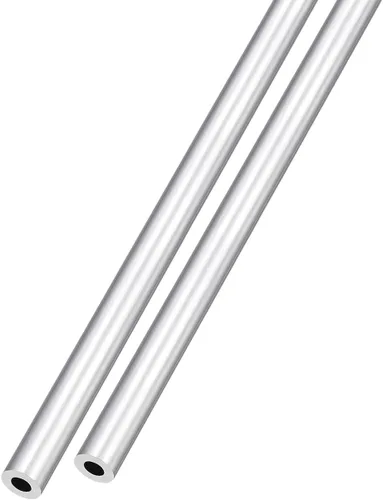 Miniatura 7 de METALLIXITY Tubo de aluminio 6063 (0.394 in de diámetro x 0.276 in de diámetro interior x 11.811 in de largo), 2 piezas, tubo redondo de aluminio