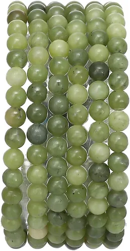 Miniatura 44 de BEADIA Cuentas redondas de piedra natural de jade de amazonita semipreciosas sueltas para hacer joyas 6MM 61PCS Amazonita Jade