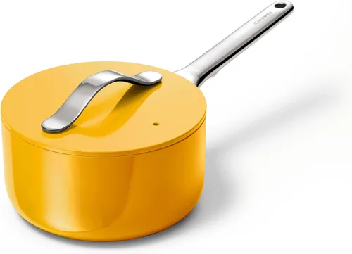 Miniatura 30 de Caraway Sartén antiadherente de cerámica con tapa (3 cuartos de galón), no tóxico, sin PTFE ni PFOA, apto para horno y compatible con todas