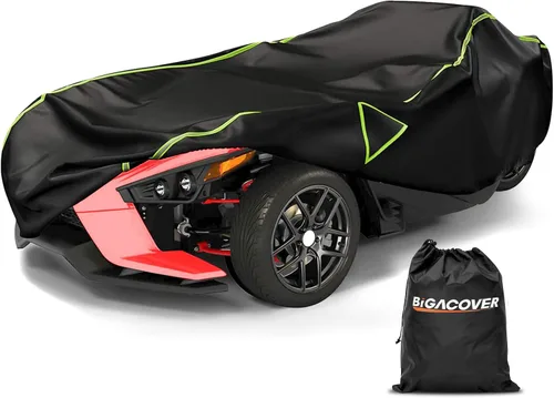 Miniatura 13 de Funda completa para Spyder F3 compatible con Can-Am Spyder F3T Tour y Limited 300D Oxford Protector de tela contra el polvo, la nieve, la lluvia
