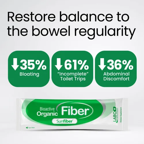 Miniatura 5 de LABO Nutrition Fibra Orgánica Bioactiva – Sunfiber PHGG Fibra Prebiótica Soluble para la Regularidad Digestiva y Salud Intestinal – Goma de Guar