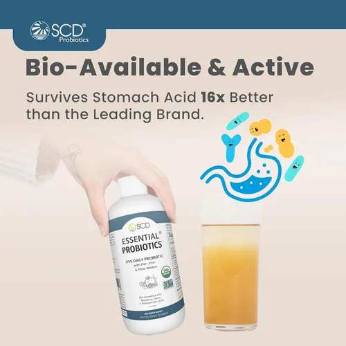 Miniatura 4 de SCD - Probióticos esenciales para mujeres, hombres, niños y niños pequeños, probióticos vivos para la digestión y la inmunidad, suplemento