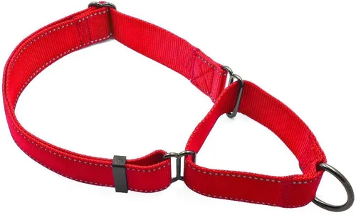 Miniatura 22 de Max and Neo Collar de nailon Martingale para perros - Donamos a un rescate de perros por cada collar vendido (Grande, Negro)
