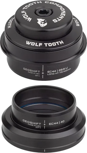 Miniatura 4 de Wolf Tooth EC44 Superior EC49 Lower GeoShift Auriculares de ángulo de rendimiento de 2 grados cortos bike-headsets-and-accessories