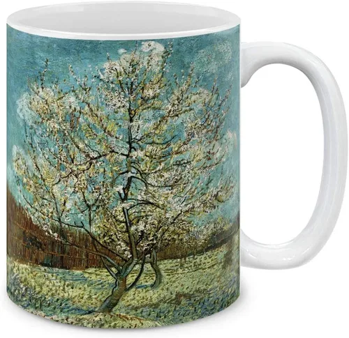 Miniatura 9 de MUGBREW Classic Art - Taza de café de cerámica de almendra Vincent Van Gogh, 11 onzas