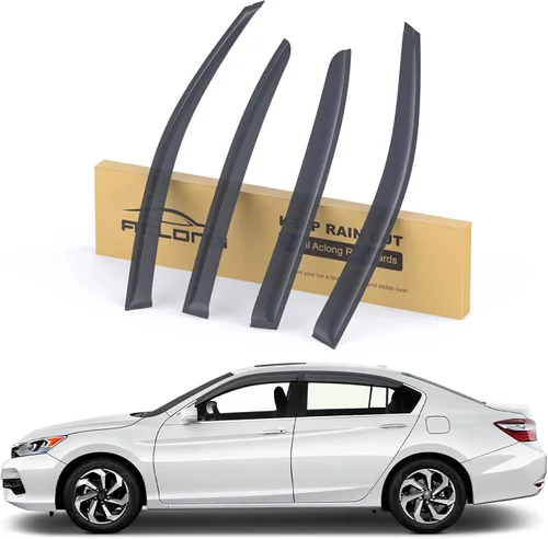 Miniatura 10 de Protectores de lluvia con cinta adhesiva para Toyota RAV4 2019 2020 2021 2022 2023 - Visera lateral de humo inastillable para ventana, deflectores