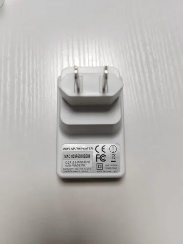 Miniatura 8 de Amplificador de señal WiFi de 300 Mbps, cubre hasta 4500 pies cuadrados y 45 dispositivos, amplificador de Internet repetidor WiFi con puerto