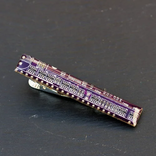 Miniatura 25 de Clip de corbata para placa de circuito, regalo único para geek de la computadora