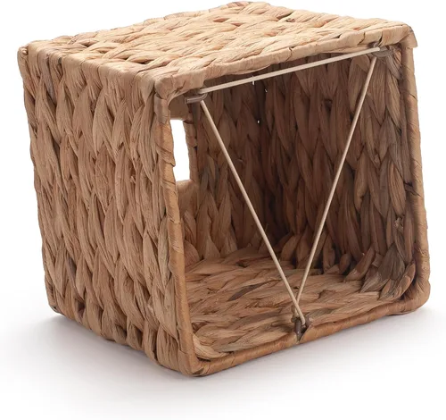 Miniatura 6 de YANGQIHOME - Funda cuadrada para caja de pañuelos de ratán – Soporte decorativo bohemio para pañuelos faciales en la mesa y el baño, 5.9 pulgadas