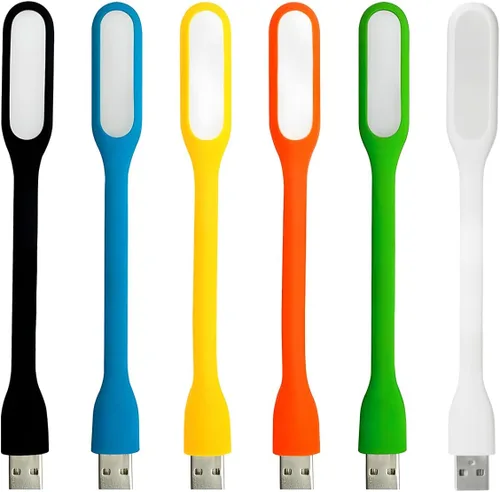 Miniatura 7 de Lámpara LED USB para Banco de Energía, Luz Nocturna Mini Portátil para el Cuidado de los Ojos con Brazo Flexible, Lámparas de Lectura USB con Cuello