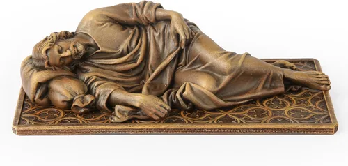 Miniatura 10 de Estatua Católica de San José Durmiendo de BC BUILDCLASSIC, con Base y Estuche, con Halo de Metal, Soporte para Tarjetas de Oración, Regalo Religioso