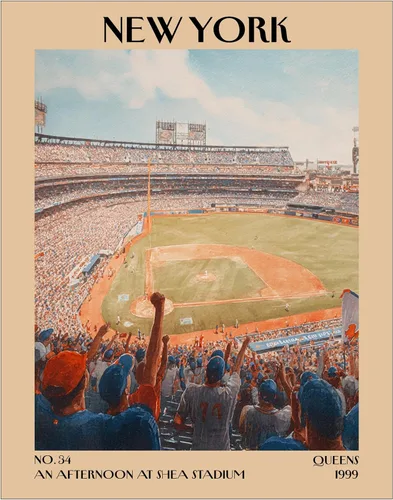 Miniatura 24 de K&L DESIGN CO. Impresión artística retro vintage de Nueva York, póster sin marco de 11 x 14 pulgadas, recuerdos de la ciudad de Nueva York, bonita