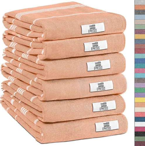 Miniatura 58 de EPHESUS TOWELS Toallas de Mano - Juego de 2 18" x 30" - Toalla de Mano Turca Decorativa para Baño, Cocina, Invitados, Cara, Cabello, Té, Paño