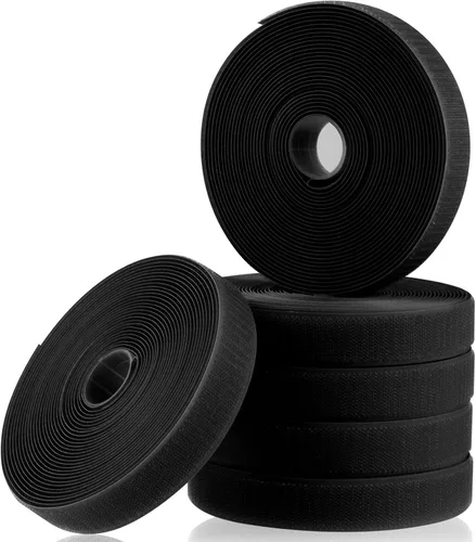 Zonon 6 rollos de tiras marcadoras de alfombra, cinta de suelo para aula, marcadores de alfombra de nailon para suministros escolares, alfombra de