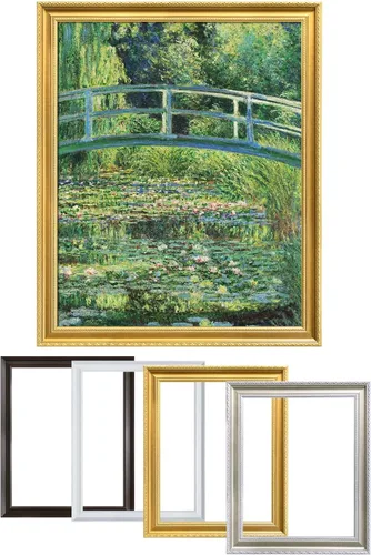 Miniatura 33 de Pinturas clásicas mundiales de Claude Monet Impresión giclée sobre lienzo alargado, pieza de galería para colgar y decorar el hogar, The CliffWalk