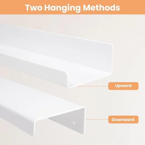 Miniatura 5 de upsimples Estantes acrílicos para decoración de pared, estante de exhibición de 15 pulgadas, organizador de perfumes para baño, dormitorio, sala