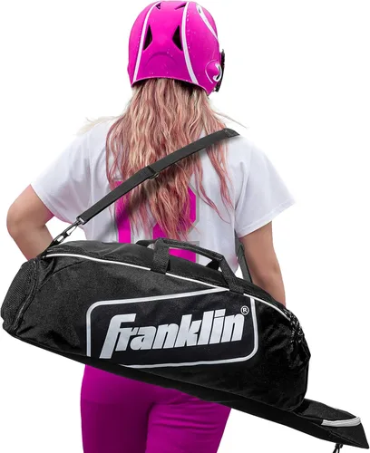 Miniatura 7 de Bolsa para equipo deportivo de Franklin Sports, para niños Negro