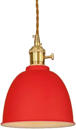 Lámpara colgante de 9 colores, lámpara LED nórdica E27 para decoración de interiores del hogar, iluminación de montaje empotrado para sala de estar