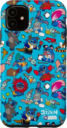 Miniatura 8 de iPhone 16 Disney 100 Stitch in Costume Disney Characters and Scrump Case