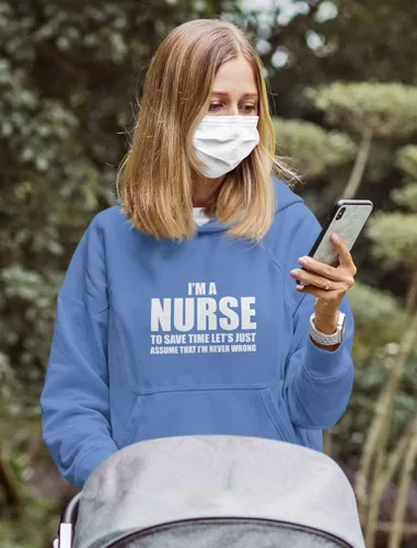 Miniatura 5 de Sudadera con capucha para enfermera para mujer regalos divertidos para enfermeras escuela de enfermería sudadera con capucha
