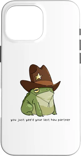 Miniatura 19 de Funny You Just Yee'd Your Last Haw Partner Cowboy Frog Meme - Funda para iPhone 17