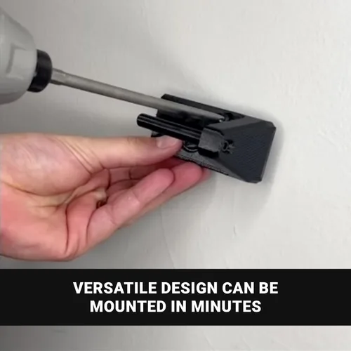Miniatura 6 de Spartan Mounts Supresor universal de pistola de montaje en pared Adaptador de gancho de visualización Sistema de almacenamiento de montaje