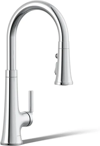 Miniatura 20 de KOHLER 23767-BL Grifo de tono de barra de cocina de un solo mango, grifo de fregadero de preparación, grifo de barra húmeda, grifo para fregadero