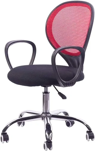 Miniatura 7 de Ergonomic Round Back Office Chair Staff Student Dormitory Computer Seat Home Mesh Lifting Chair Backrest Rotating Chair(A)