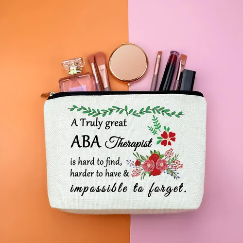 Miniatura 4 de ABA Therapeut, regalo de agradecimiento para terapeuta, bolsa de maquillaje, terapeuta de comportamiento, regalo de agradecimiento para mujeres