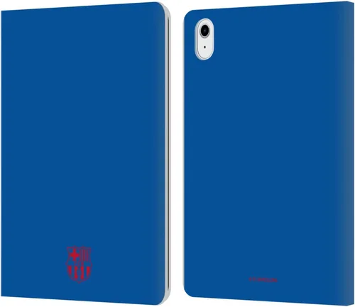 Miniatura 10 de Head Case Designs Funda de cuero con licencia oficial del FC Barcelona Barca Crest Pattern compatible con Apple iPad Air 2020/2022