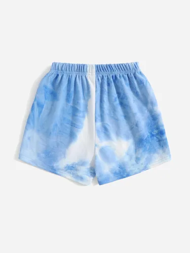 Miniatura 2 de OYOANGLE Pantalones cortos casuales de verano para niñas con cintura elástica para caminar