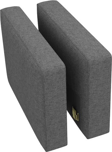 Miniatura 7 de HONBAY - Reposabrazos modulares para sofá cama modular, par de reposabrazos para sofá cama modular, color beige
