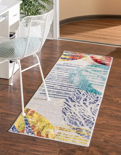 Miniatura 8 de Unique Loom Ariel Collection - Alfombra rectangular (2 x 3 pies 1 pulgada, color negro)