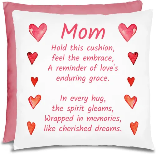 Miniatura 9 de Almohada para el día de la madre para mujer, almohada personalizada, regalos para mamá, regalos para mamá, almohada para mamá