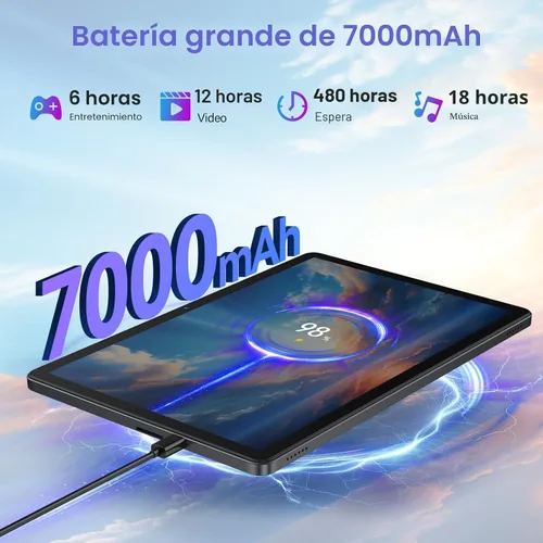 Miniatura 6 de Tablet Android 15 de 11 pulgadas 2025 Última actualización 16 GB RAM 128 GB ROM 1 TB Expandion 5G WiFi celular 21MP doble cámara Octa-core MTK8786.