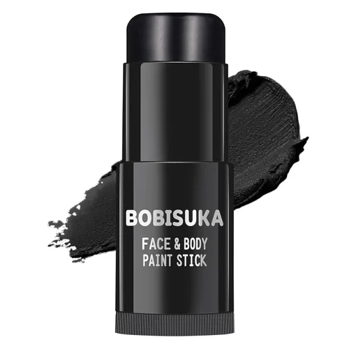 Miniatura 22 de BOBISUKA Palo de pintura facial dorada, impermeable, metálico, dorado, de cuerpo completo, kit de pintura mezclable para Halloween, maquillaje SFX